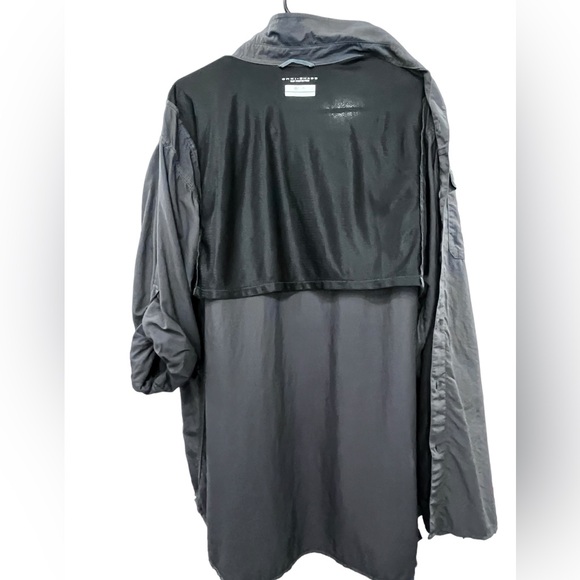 Columbia Omni-Shade UPF Fishing Shirt XL Gray Blue Long Sleeve Vented - Picture 5 of 7